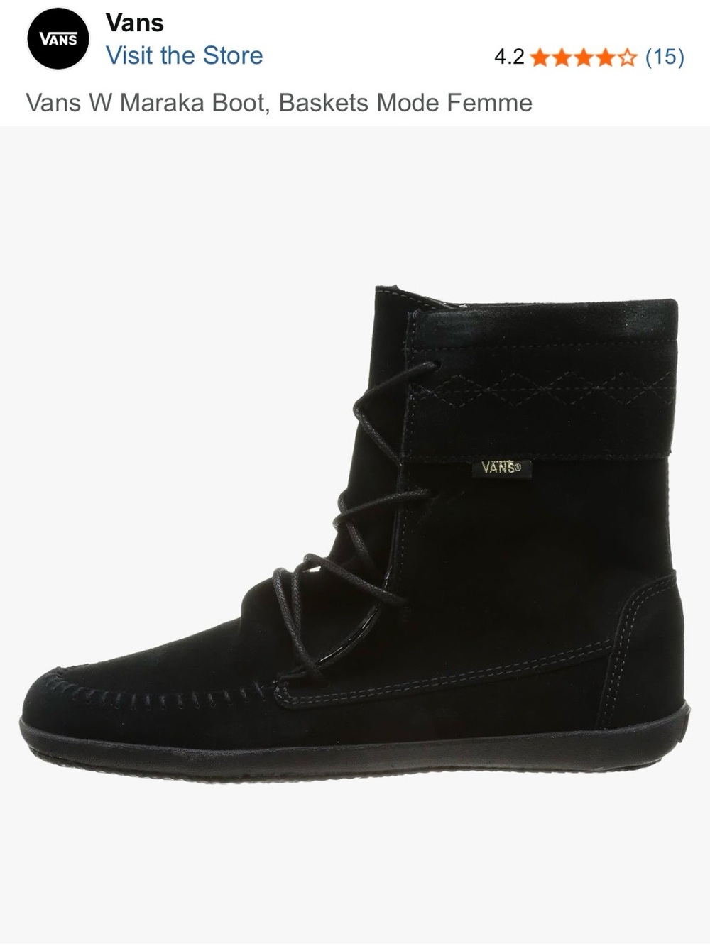 Vintage Vans Maraka Moccasin Boots